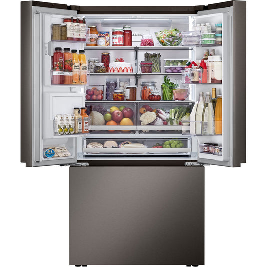LG - 26 CF Counter Depth 3 Door French Door, Ice and Water w/ 4 Types of Ice - LRYXC2606D