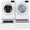 LG - 5.0 CF Front Load Washer (WM3470CW) & 7.4 CF Electric Dryer (DLE3470W) - WM3470CW-E-KIT
