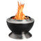 Cuisinart - Cleanburn Outdoor Fire Pit, Smokeless, Easy Clean Ash Tray - Stainless