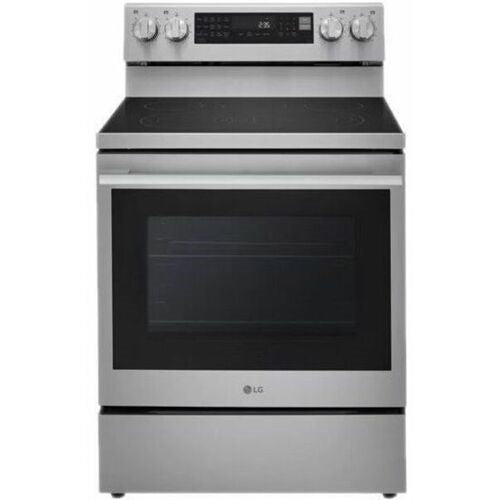LG - 6.3 CF / 30" Smart Electric Range, New Handle, AirFry, InstaView, ESTAR - LREN6325XE