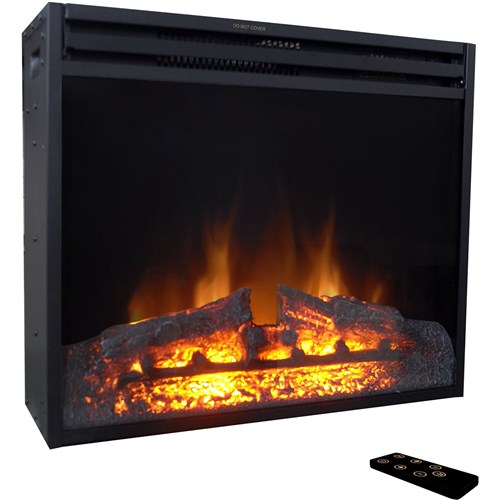 Cambridge 27" Standalone Fireplace Insert - Black