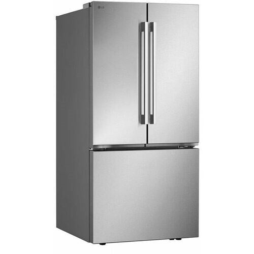 LG - 25 CF Standard Depth Max French Door with Dual Handle, 33 Wide - LF25H6200S