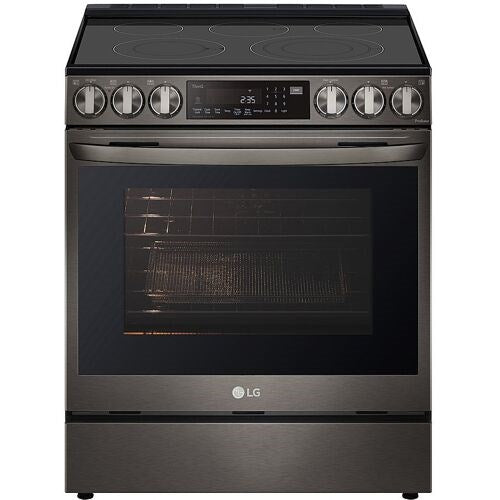 LG - 6.3 CF Electric Single Oven Slide-In Range, Instaview, Air Fry, ESTAR - LSEL6335DE