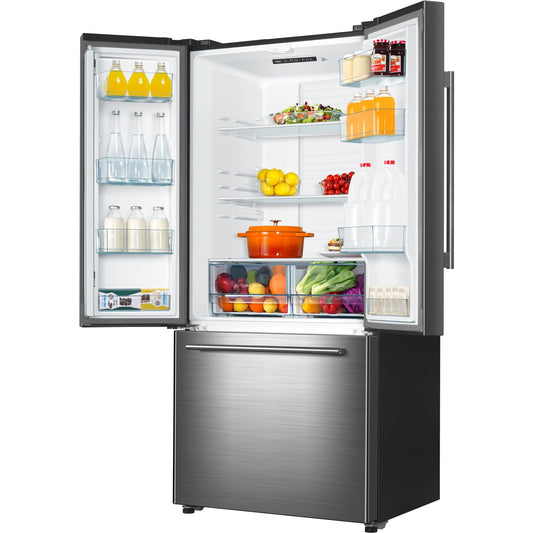 GALANZ - 18 CF Counter-Depth French Door Refrigerator, Icemaker - GLR18FS5S16