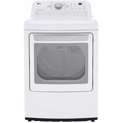 LG - 4.8 Top Load Washer (WT7155CW) & 7.3 CF Gas Dryer (DLG7151W) - WT7155CW-G-KIT