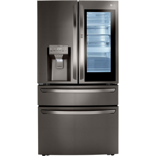 LG - 23 CF Counter-Depth 4-Door Refrig,InstaView DID,Craft Ice,Full Convert - LRMVC2306D