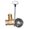 Firegear - High Capacity Straight Key Valve with Polished Chrome Cover and 12-Inch Key - KV-PC-12