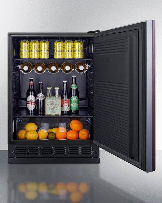 Summit - 24" Wide All-Refrigerator (Panel Not Included) | FF708BLSSRSIF