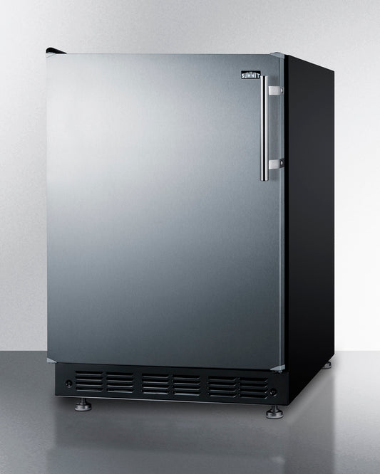 Summit - 24" Wide All-Refrigerator | FF708BLSSRSLHD