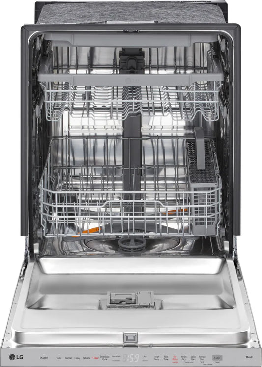 LG - 24" Top Control Dishwasher, 46dB, Hidden Count Down Timer, Dynamic Dry - LDPH5554S
