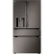 LG - 29 CF 4-Door French Door Refrigerator, Full Convert Drawer, Dual Handle - LF29H8330D