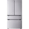 LG - 30 CF 4-Door French Door Refrigerator, Full Convert Drawer,Pocket Handle - LF30S8210S