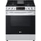 LG - 5.8 CF Gas Single Oven Slide-In Range, Air Fry, Fan Convection, ThinQ - LSGL5833F
