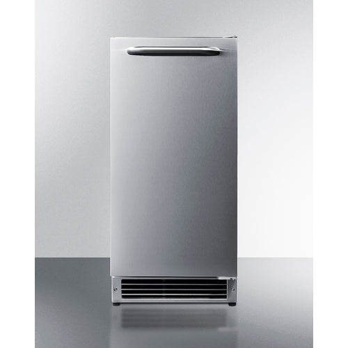 Summit - 25 lb. Drain-Free Icemaker - BIM26H34
