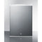 Summit 25.5" x 17" x 19" Stainless Steel White Compact All-Refrigerator - 2.5 Cu. Ft, 115 Volts | FF31L7SS