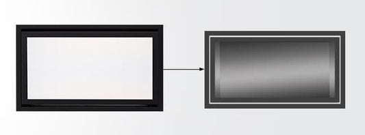 Majestic - Clean face trim - Pewter - CFT-48-PT-C