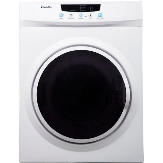 Magic Chef - 3.5 Cu Ft Compact Dryer - MCSDRY35W