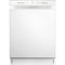Midea - 24" Front Control Dishwasher, 52 dBA, Hybrid Tub - MDF24P1BWW