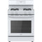 Midea - 30" Gas Range with Steam Clean - MGR30S2AWW