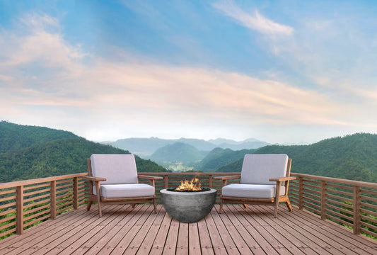 Prism Hardscapes - 30" Moderno 3 65,000 BTU NG/LP Round Fire Pit Bowl