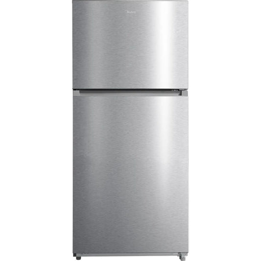 Midea - 21 CF Top Mount Refrigerator, Glass Shelves, Ice Maker Ready, ESTAR - MRT21D3BST