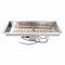 The Outdoor Plus - 48 Inch Rectangular Drop-In Pan and 36 Inch Brass Bullet H-Burner Kit - 12V Electronic Ignition - OPT-BP1248RDE12