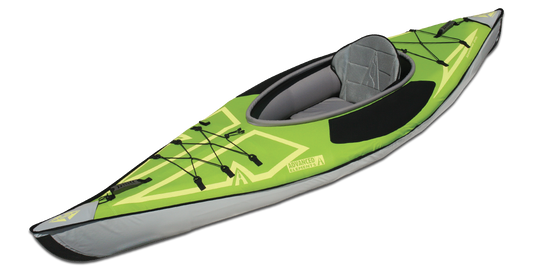 ADVANCED ELEMENTS | ADVANCEDFRAME® ULTRALITE KAYAK WITH PUMP GREEN/GRAY | AE3022-G-P