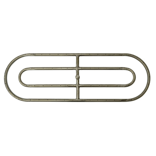 The Outdoor Plus - 18" x 30" Double Racetrack SS Burner - OPT-DRT1830