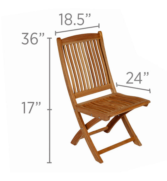 Royal Teak Collection Sailor Folding Side Chair – SFCWA