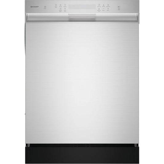 Sharp - 24" Dishwasher, 49 dBA, 3rd Rack - SDW6506JS