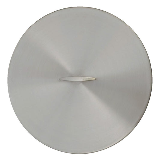 The Outdoor Plus - 47" Round Stainless Steel Cover - Stainless Steel Handle - OPT-47RC