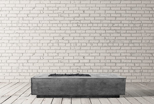 Prism Hardscapes - 80" Tavola 5 65,000 BTU NG/LP Rectangular Fire Pit Table