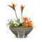 The Outdoor Plus - 36" Roma GFRC Concrete Planter & Water Bowl - OPT-ROMPW36