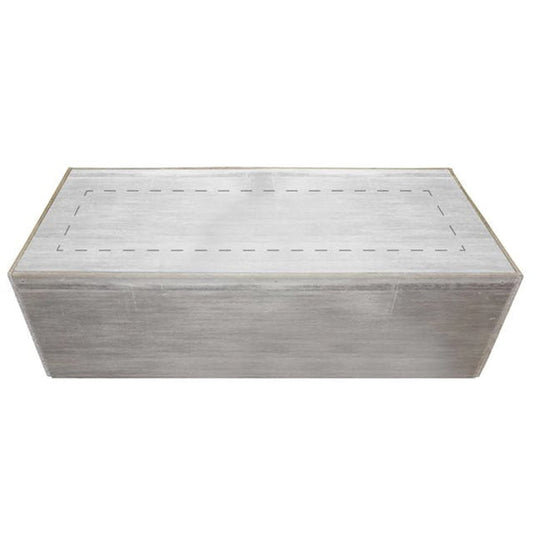 Firegear - 108" x 34" Ready To Finish Linear Fire Pit Enclosure - RTF-L10834