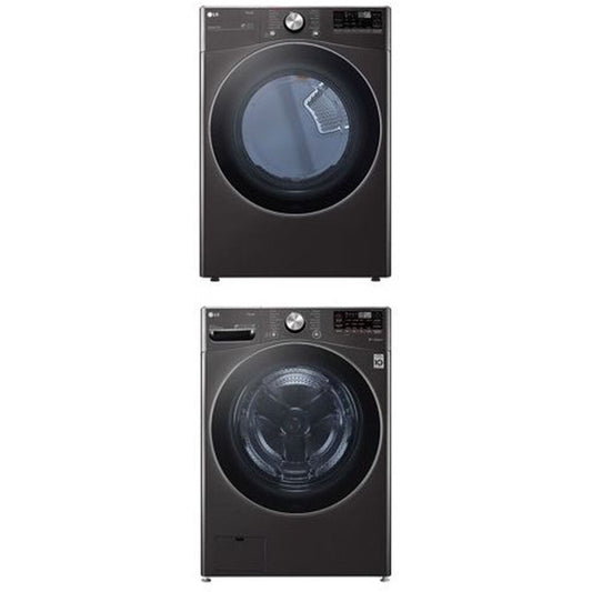 LG - 5.0 CF Front Load Washer (WM4200HBA) & 7.4 CF Electric Dryer (DLEX4200B) - WM4200HBA-E-KIT