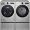 LG - 4.5 CF Front Load Washer (WM5500HVA) & 7.4 CF Gas Dryer (DLGX5501V) - WM5500HVA-G-KIT