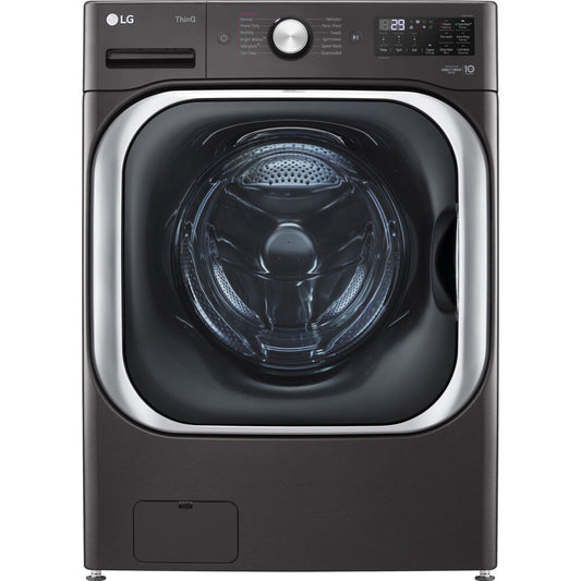 LG - 5.2 CF Mega Capacity Front Load Washer with TurboWash, Steam, AIDD, WIFI - WM8900HBA