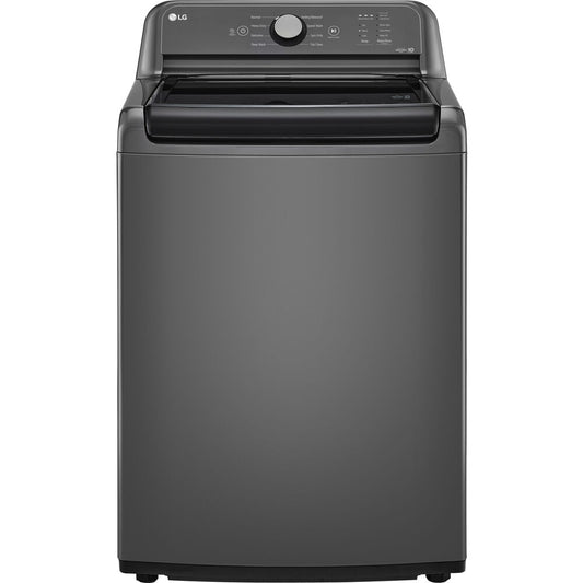 LG - 4.1 CF Ultra Large Capacity Top Load Washer, Agitator - WT6105CM