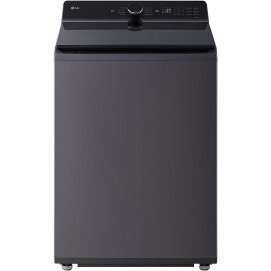 LG - 5.5 CF Top Load Washer, TurboWash 3D, Wi-Fi, Easy Unload, Agitator - WT8405CB