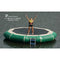 Island Hopper Water Trampolines - 13' Island Hopper "Bounce & Splash" padded water bouncer (Yellow or Green) - 13'BNS- GR