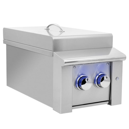 Summerset Alturi Built-In Natural Gas/Propane Gas Double Side Burner - ALTSB2-NG