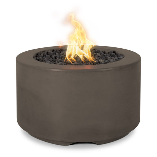 The Outdoor Plus - Florence 32 Inch Concrete Match Lit Fire Pit - OPT-FL3218