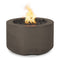The Outdoor Plus - Florence 32 Inch Concrete Match Lit Fire Pit - OPT-FL3218
