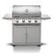 Blaze - Prelude LBM Gas Grill | 32-inch 4-Burner Grill Freestanding | BLZ-4LBM+BLZ-4-CART