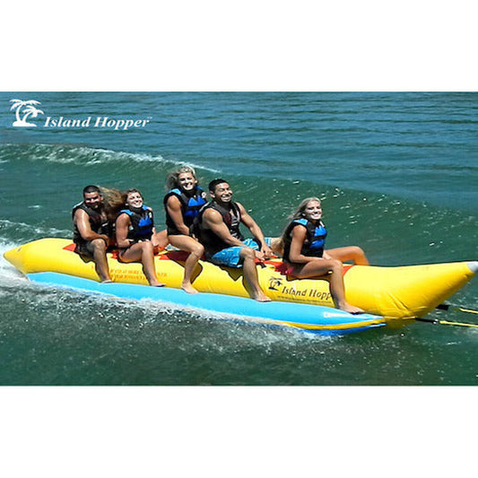 Island Hopper Recreational banana boats - 5 passenger, 17' feet in-line seats - PVC-5