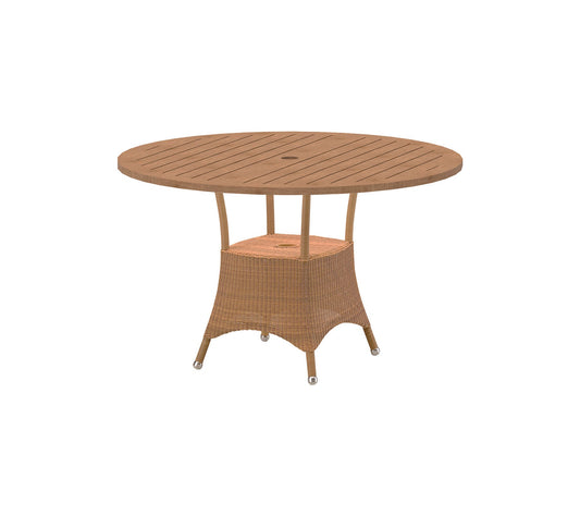 Cane-Line - Lansing dining table, small, dia. 120 cm - 5098L