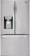 LG - 26 Cu. Ft. Stainless French Door Refrigerator - LFXS26973S