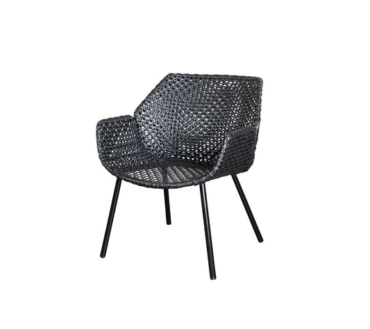 Cane-Line - Vibe lounge chair - Galvanized Steel - 5407