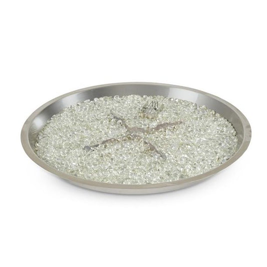 Outdoor Greatroom - 30" Round Crystal Fire Plus Gas Burner with Direct Spark Ignition (NG) - CFP30DSING