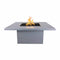 The Outdoor Plus - 36" Square Bella Stainless Steel Fire Table - OPT-BELSS36
